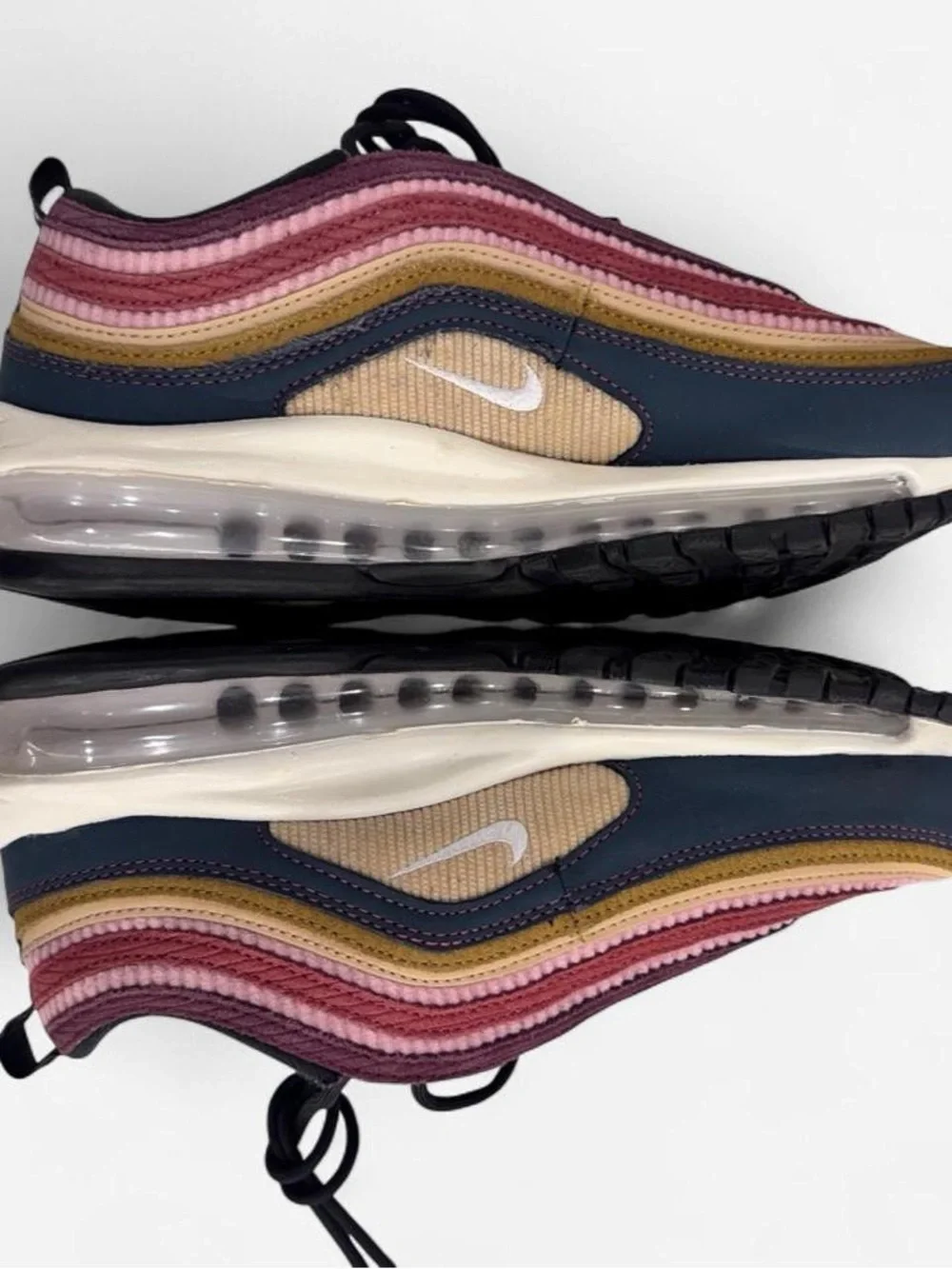 Nike Women's Air Max 97 SE 'Multi-Color Corduroy' (SKU: FB8454-300).
